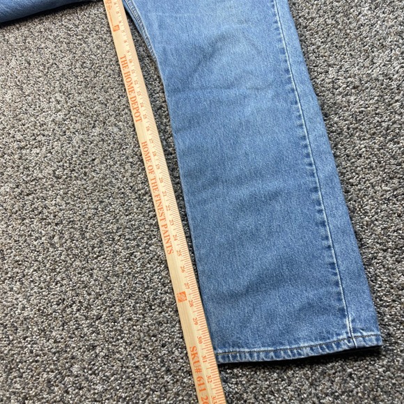 Vintage Levi's 505 Men's 35x31 Jeans Canada Made Regular Straight Leg Blue Denim - Picture 9 of 12